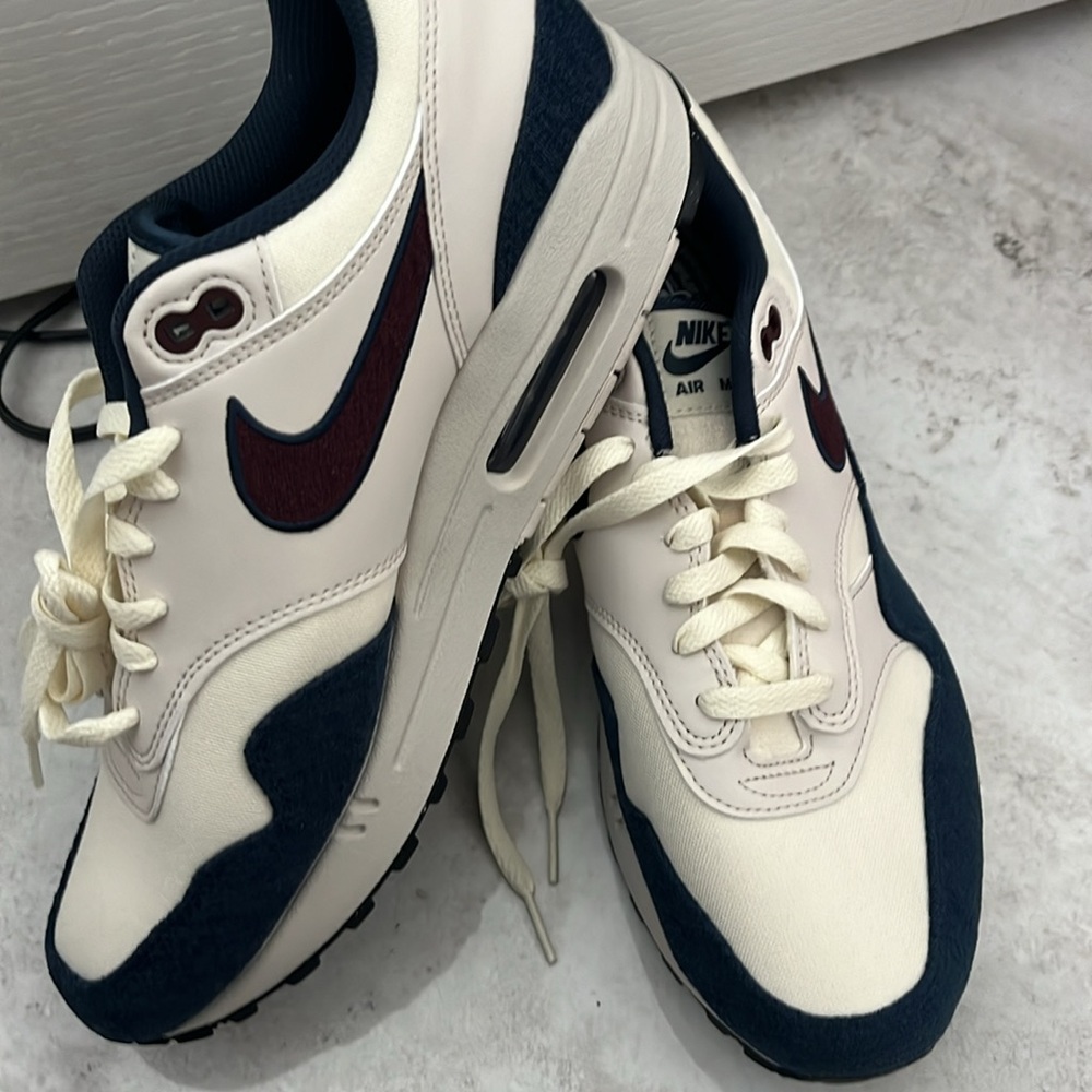 Nike Air Max 1 coconut milk blue obsidian fn6952-103 new - Picture 2 of 10